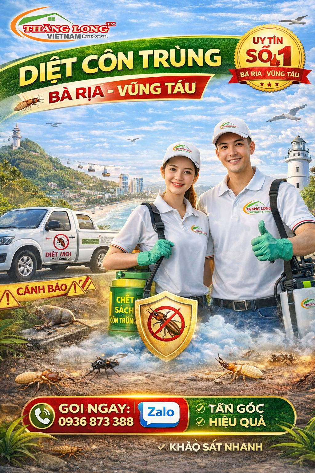 Quy trình diệt mối tận gốc tại Vũng Tàu