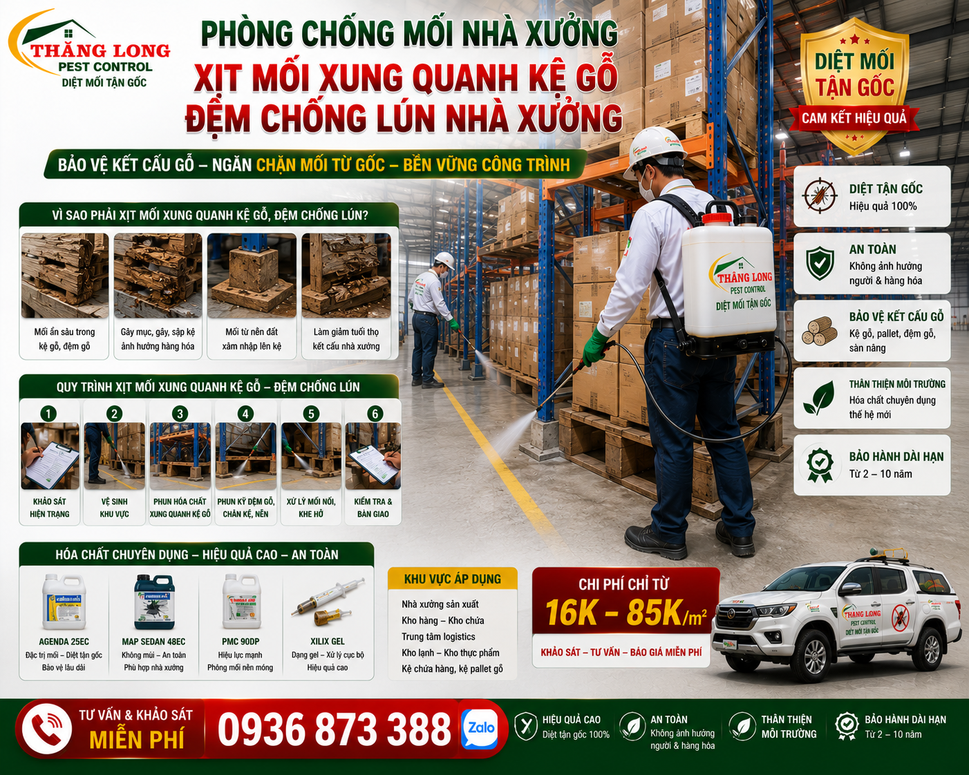 Kết hợp diệt mối và phòng chống mối cho công trình